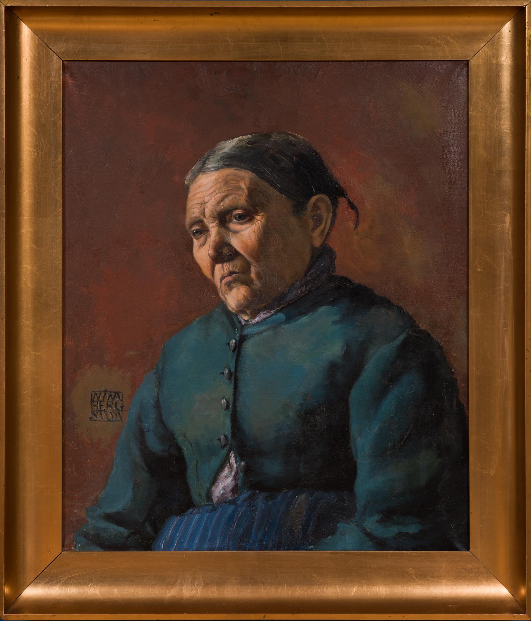 Rediscovered Mastery: A Portrait by Nina Bergstedt For Sale 1