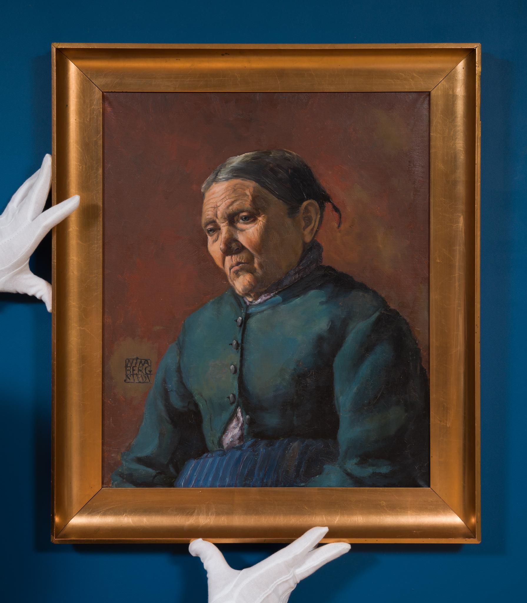 Rediscovered Mastery: A Portrait by Nina Bergstedt For Sale 2