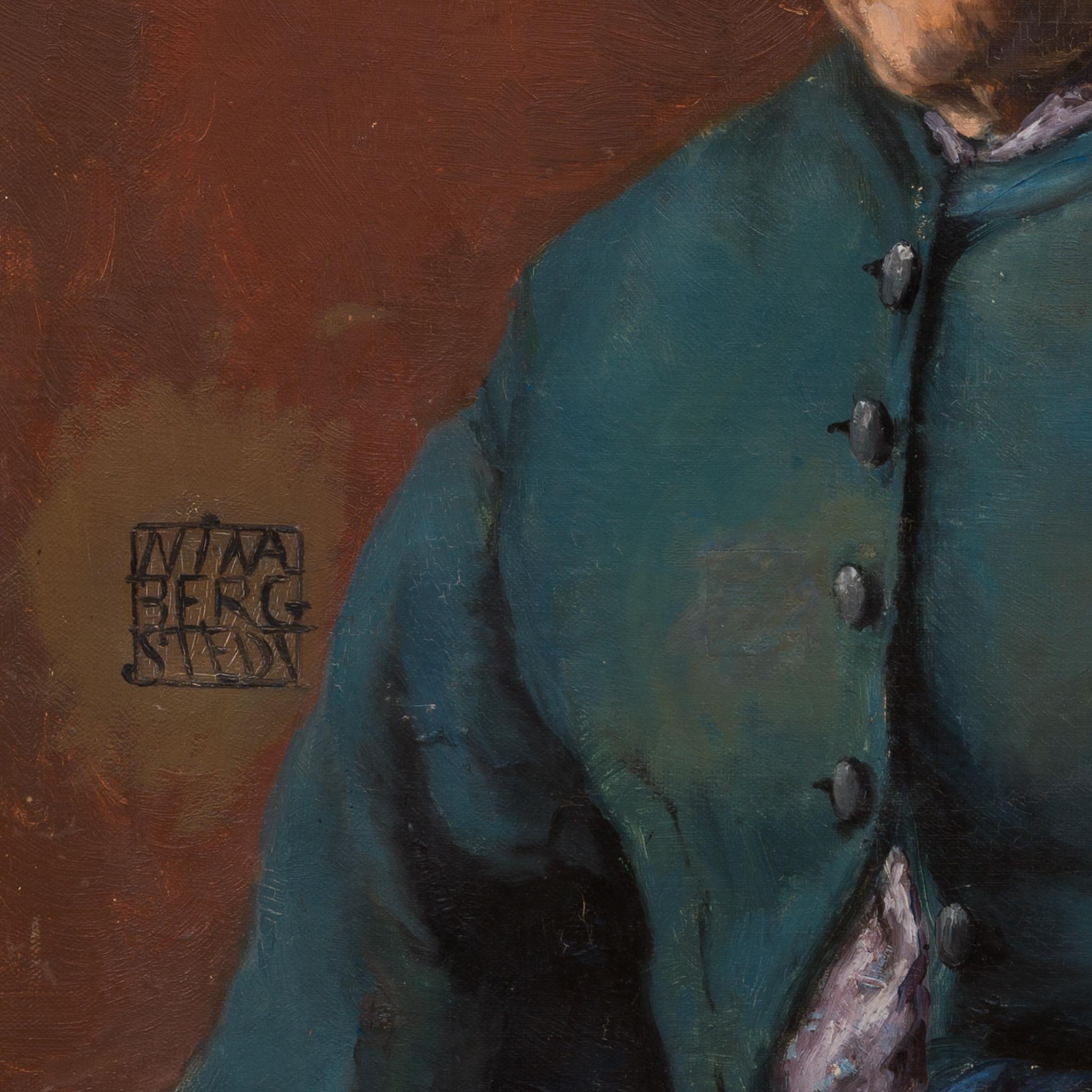 Rediscovered Mastery: A Portrait by Nina Bergstedt For Sale 5