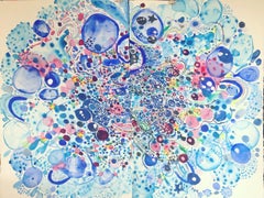 Blue Hue Butterfly Diptych Water effect