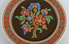 Nina Campbell for Rosenthal. Belgravia porcelain dish decorated with flowers.