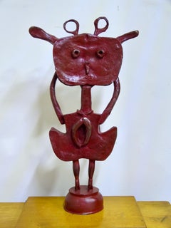 Niña Cangrejo 'Crab Girl' Bronze Sculpture by Oaxacan Artist Sergio Hernandez