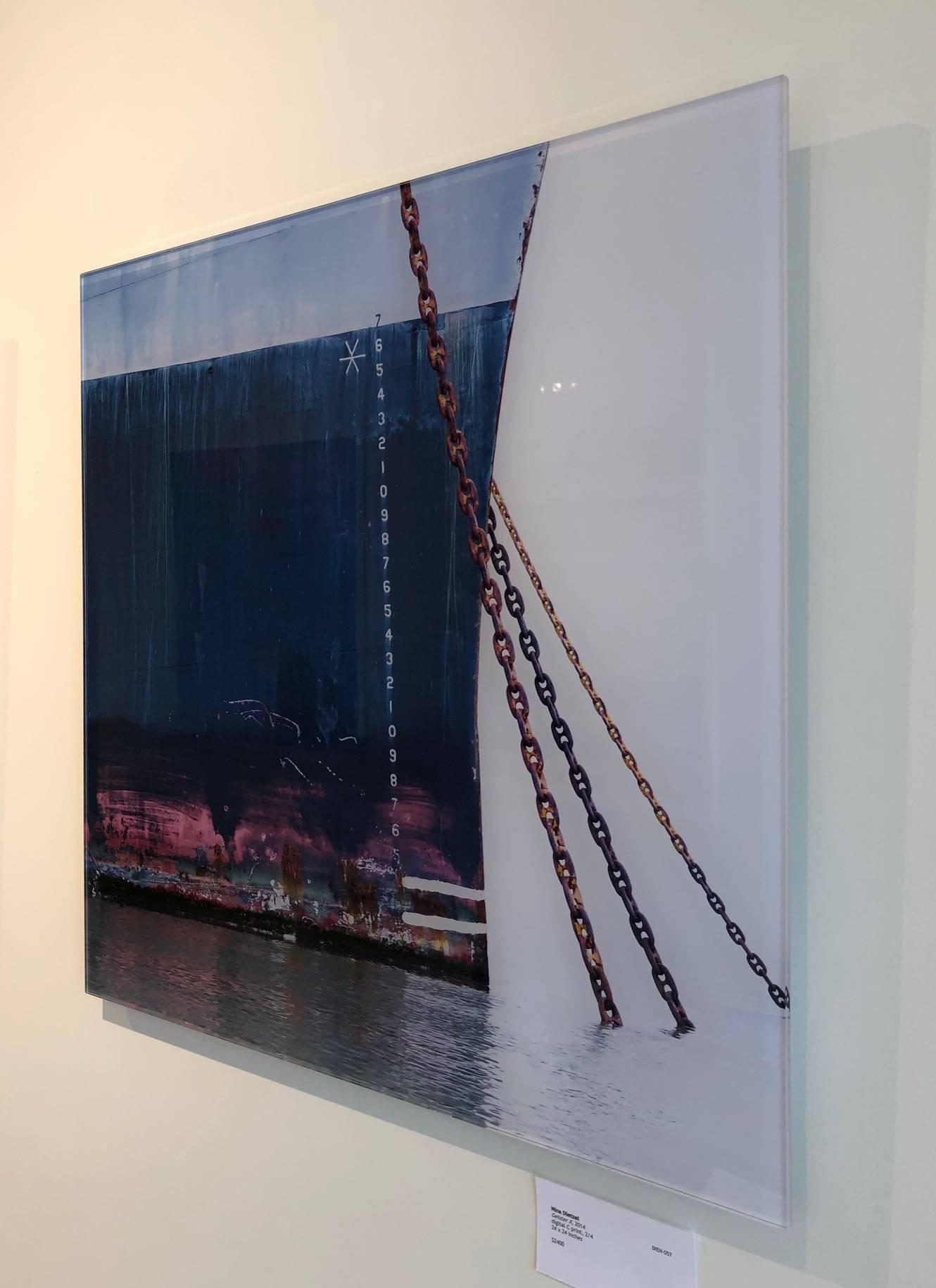 Geister X / ghost ship - contemporary floating photograph  - Photograph by Nina Dietzel