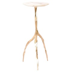Nina Drink Table with Onyx Top by Fakasaka Design