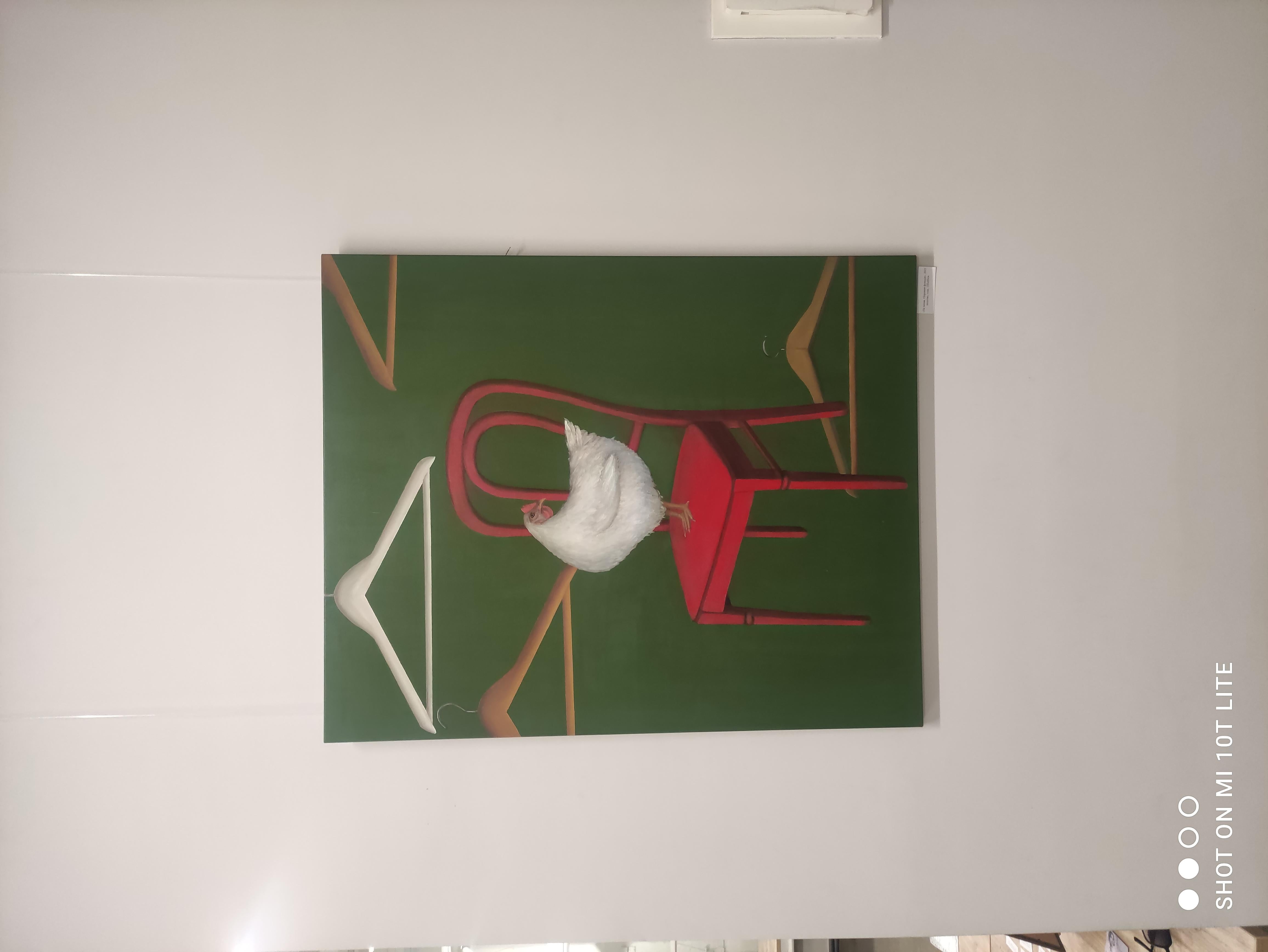 Empty Function — Not a Hanger - Painting by Nina Fedotova