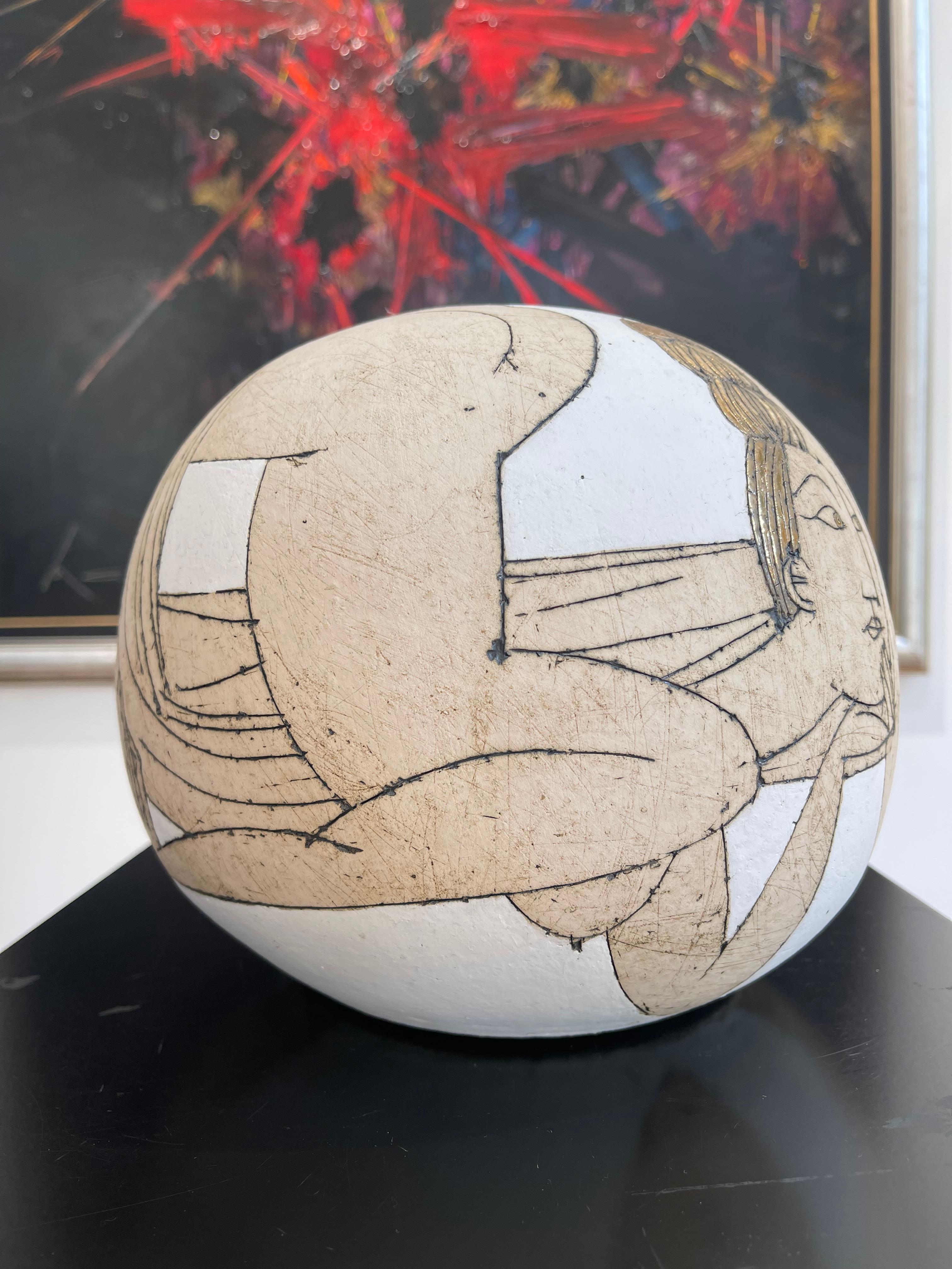 La Pomme - Sculpture by Nina Khemchyan