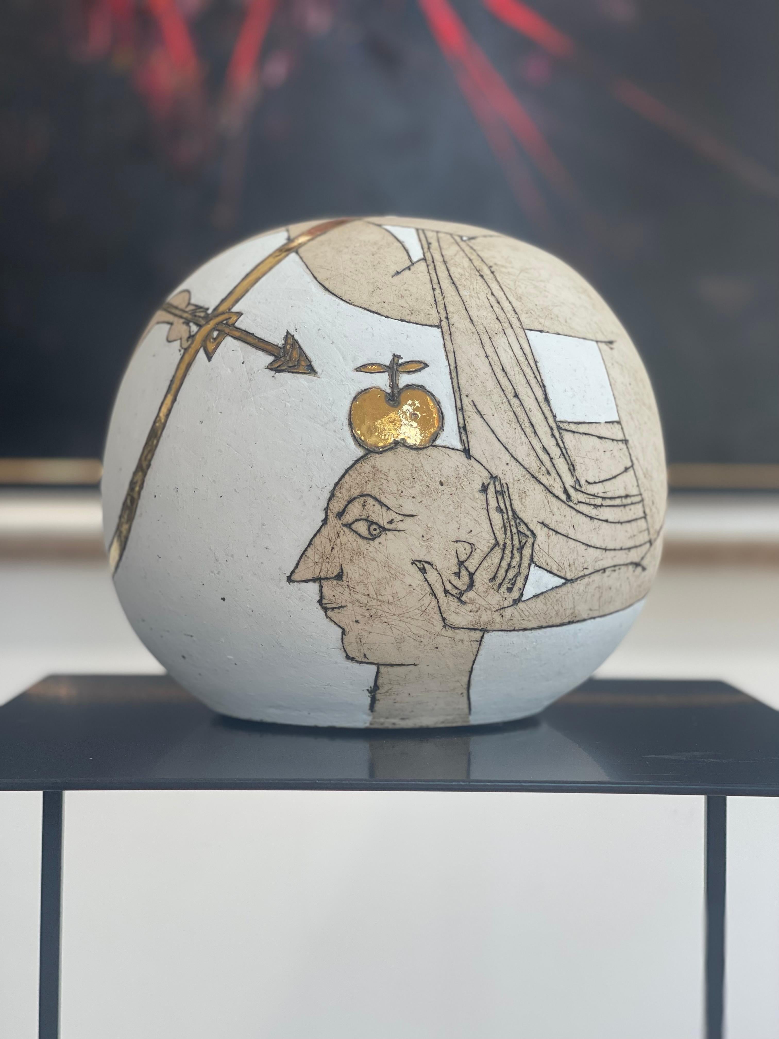 La Pomme - Contemporary Sculpture by Nina Khemchyan