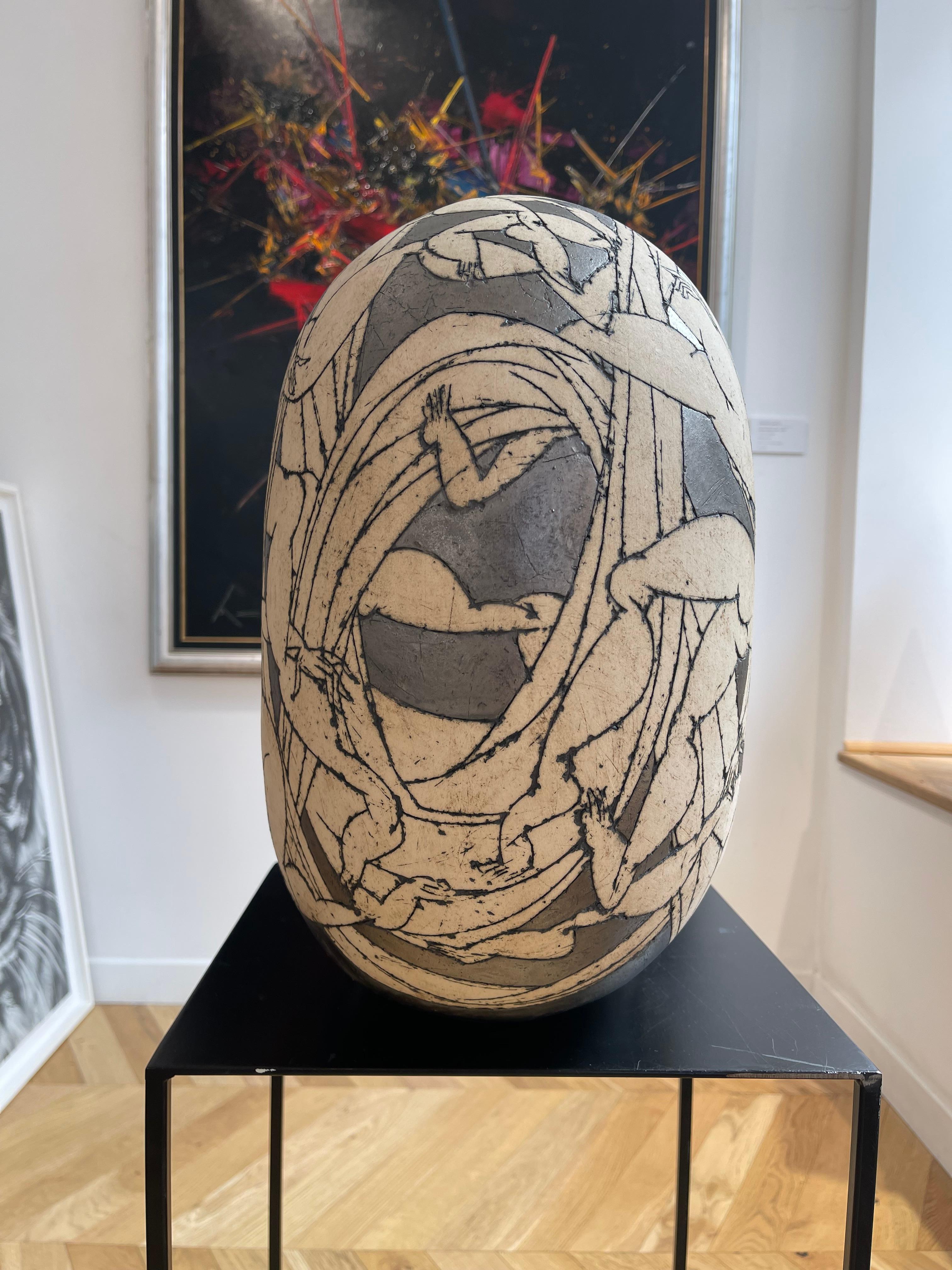 Tourbillon - Sculpture by Nina Khemchyan