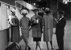 Racetrack Fashions at Roosevelt Raceway, NY, 1958