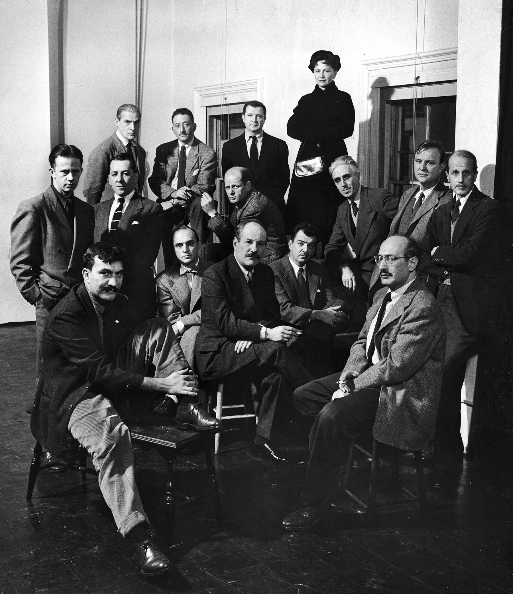 Nina Leen Black and White Photograph - The Irascibles: Group Portrait of American Expressionists, New York