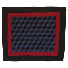 Nina M. Groves Master Quilter Small Geometric Wall Hanging Quilt