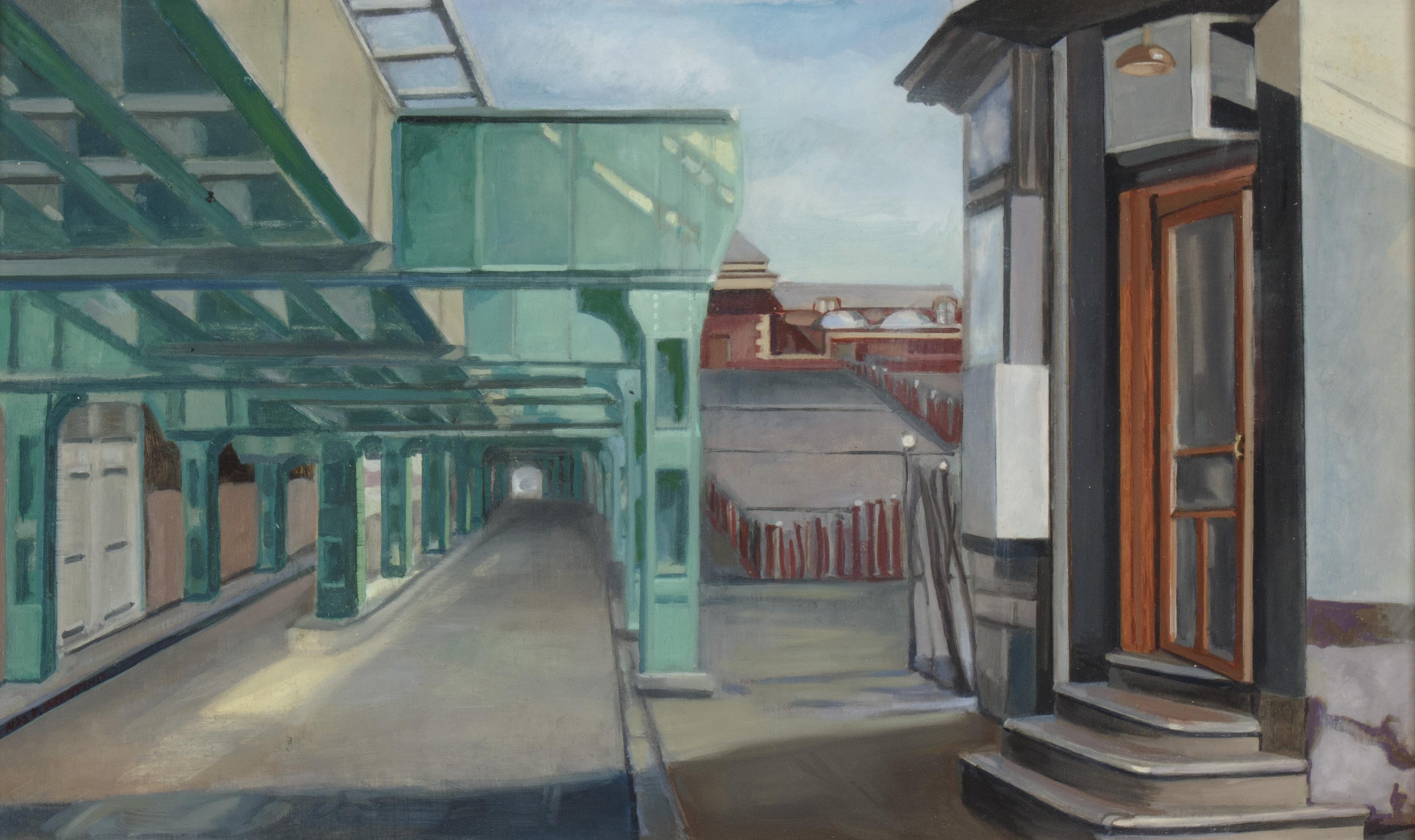Manayunk Station, Philadelphia by Contemporary Female Artist Nina Martino 1