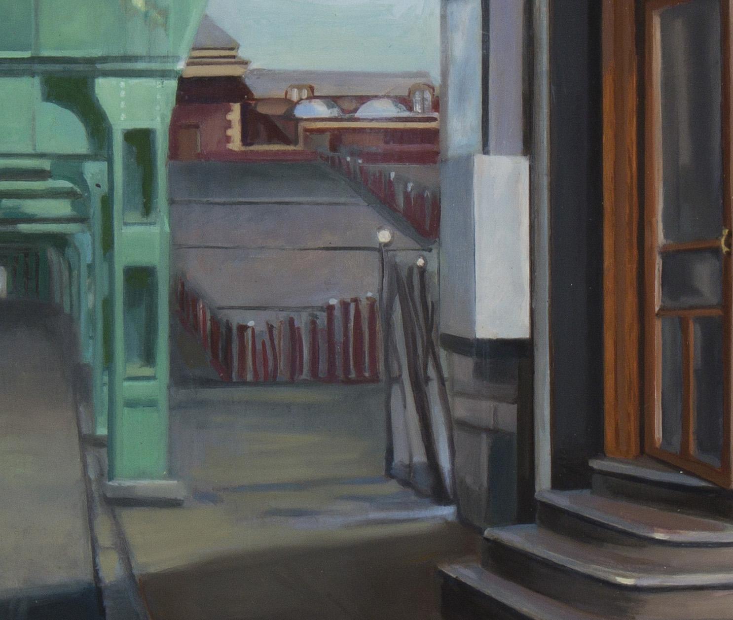 Manayunk Station, Philadelphia by Contemporary Female Artist Nina Martino 2