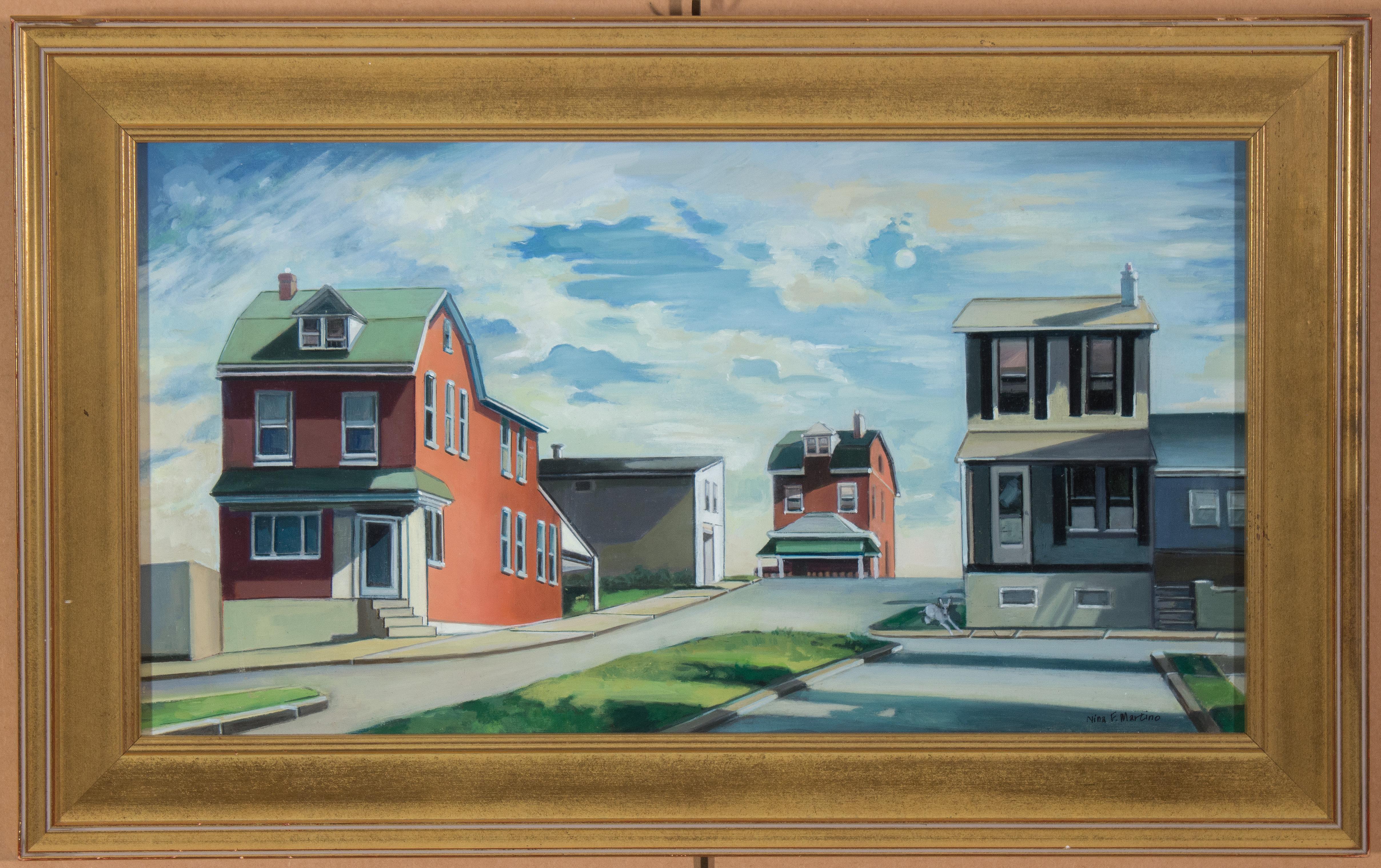 Vista de los alrededores de Manayunk y Filadelfia por la artista Nina Martino