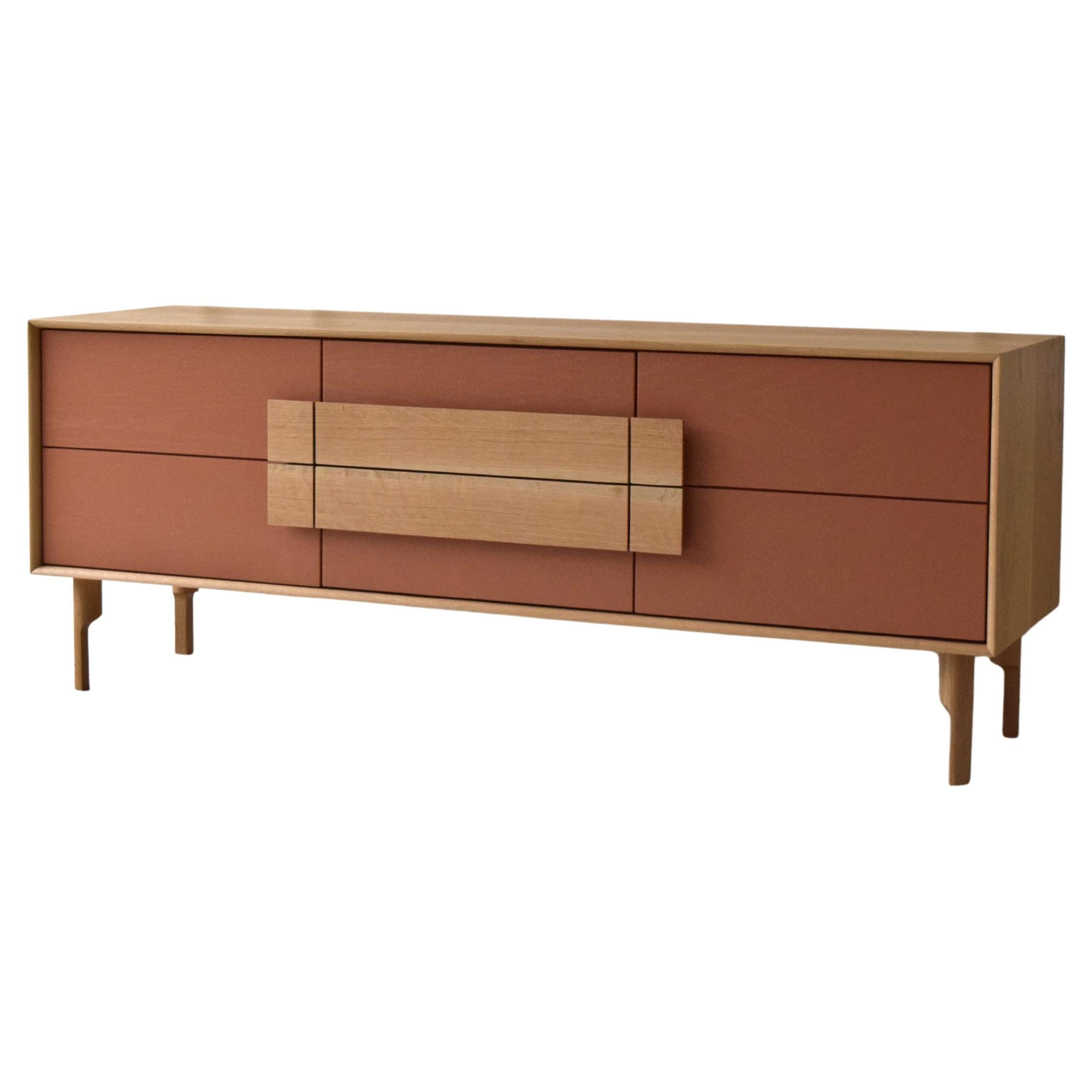 Nina Media Cabinet-Oak