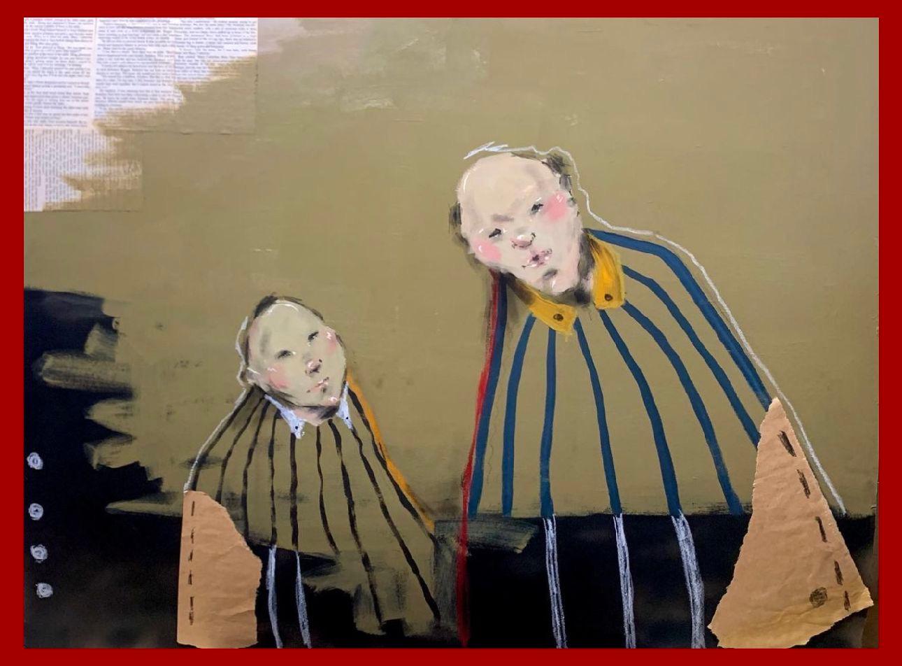Acrylique, pastel et papier sur carton

Nina Narimanishvili est une artiste géorgienne née en 1999 qui vit et travaille à Tbilissi, en Géorgie. Nina peint depuis l'enfance et son intérêt pour l'art n'a cessé de croître au fil du temps. Elle a