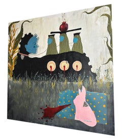 Zeitgenössische georgische Kunst von Nina Narimanishvili - The Illusion of Fear