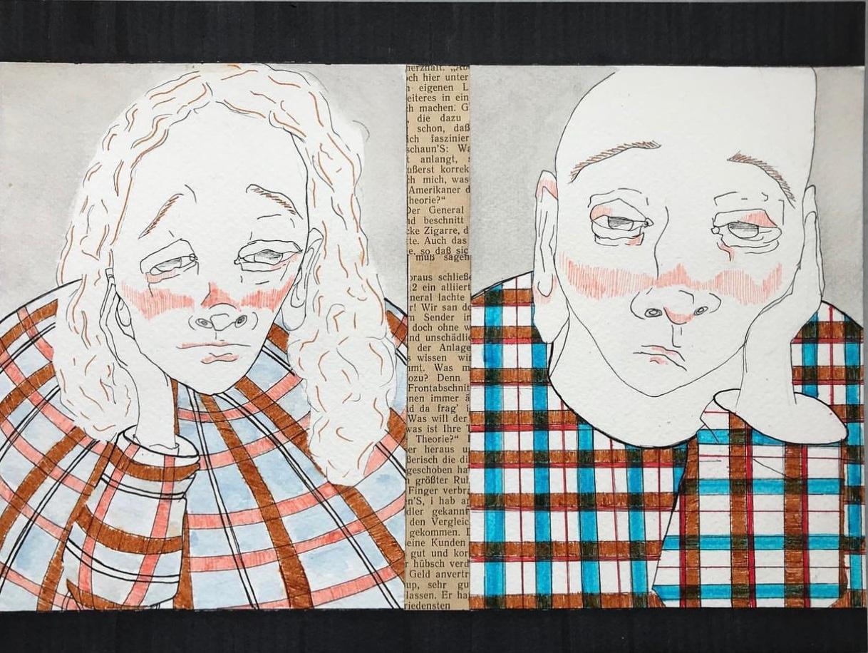 Zeitgenössische georgische Kunst von Nina Narimanishvili - Thought About You