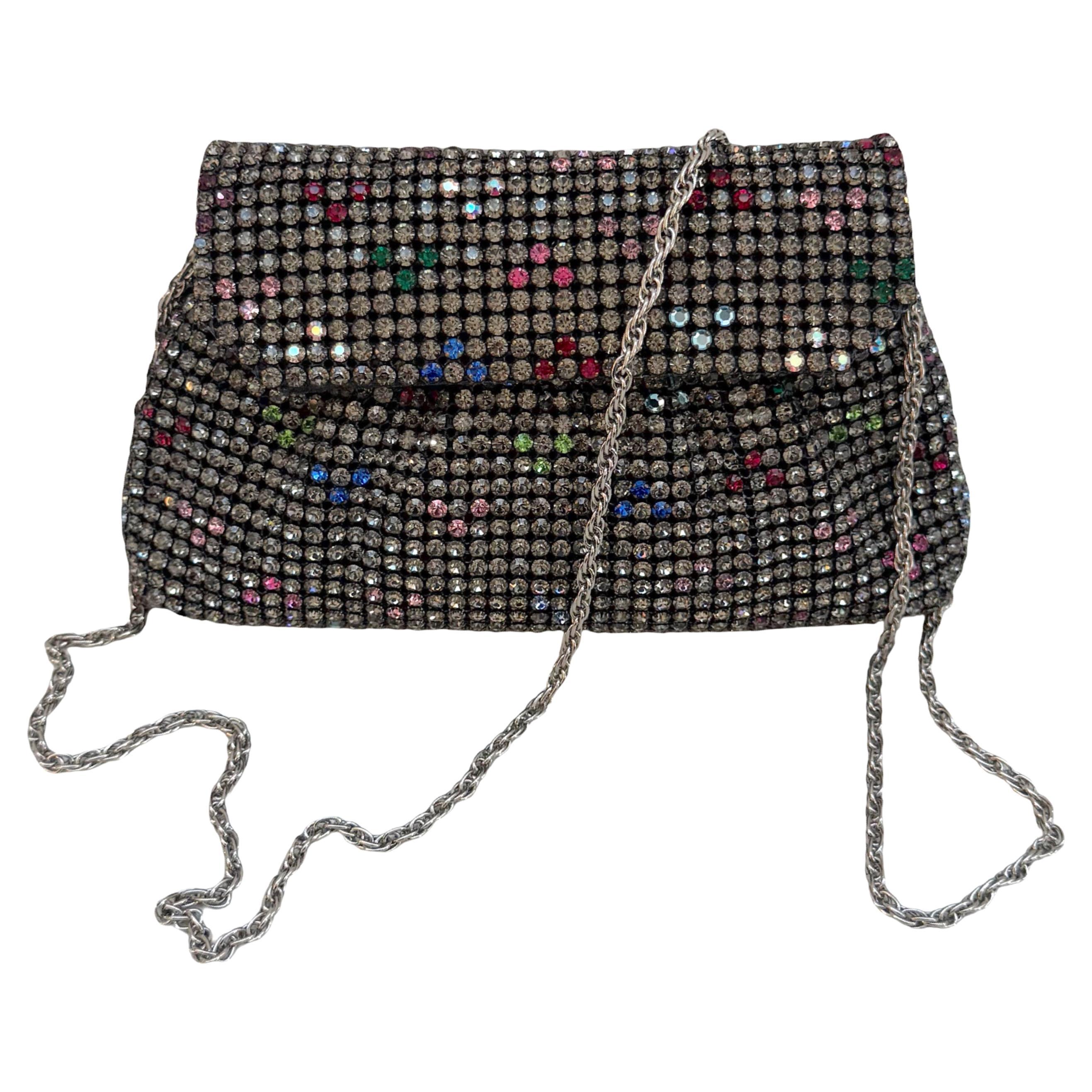 Nina Ricci 1980s Vintage Sparkly Evening Bag For Sale