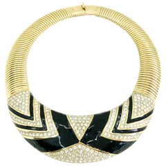 Nina Ricci 1980s Vintage Statement Necklace