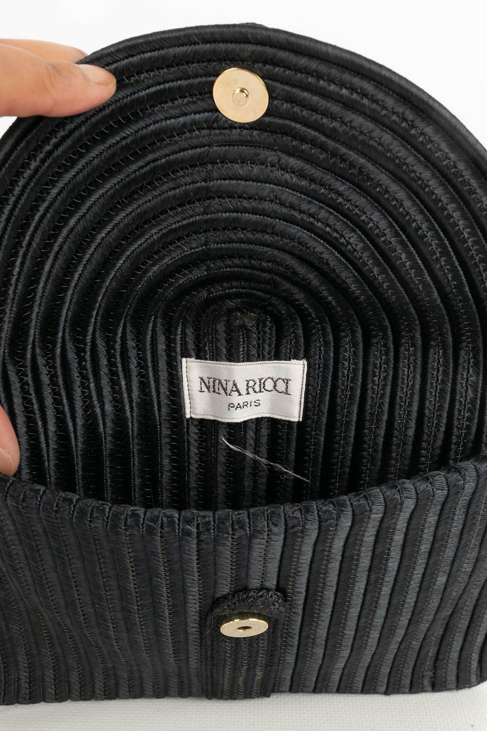 Nina Ricci Black Evening Bag For Sale 2