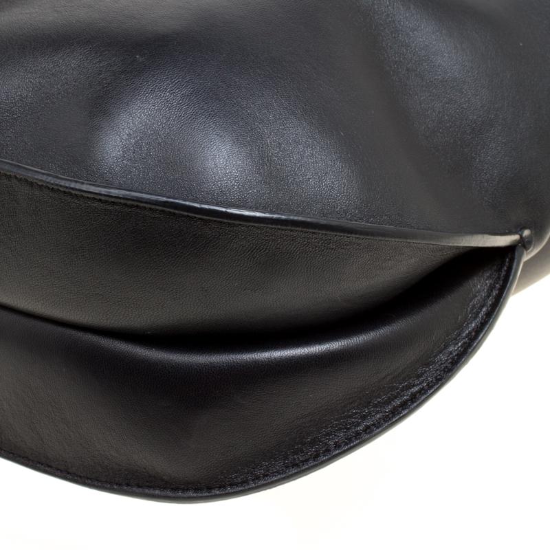 Nina Ricci Black Leather Large Kuti Hobo 4