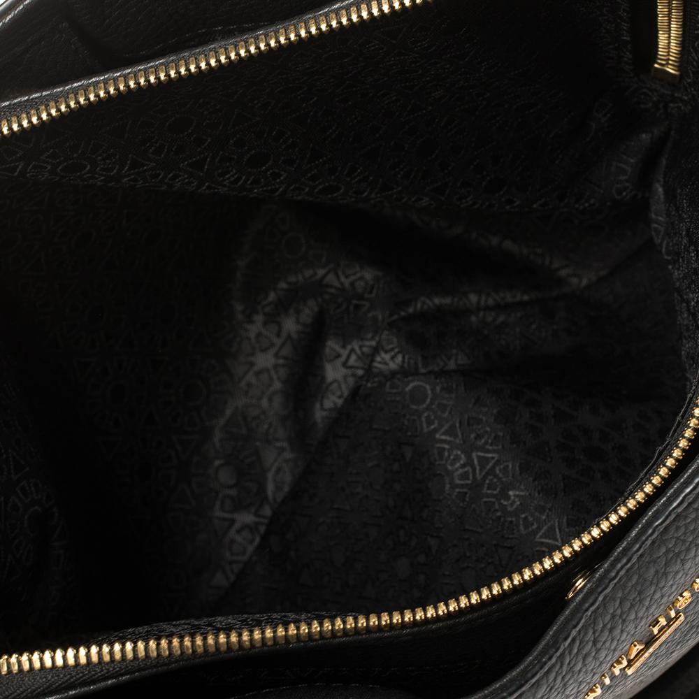 Nina Ricci Black Leather Zipped Tote 4