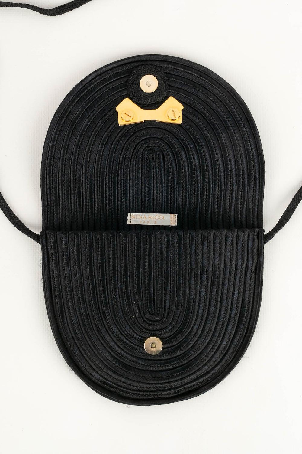 Women's Nina Ricci Black Passementerie Bag For Sale