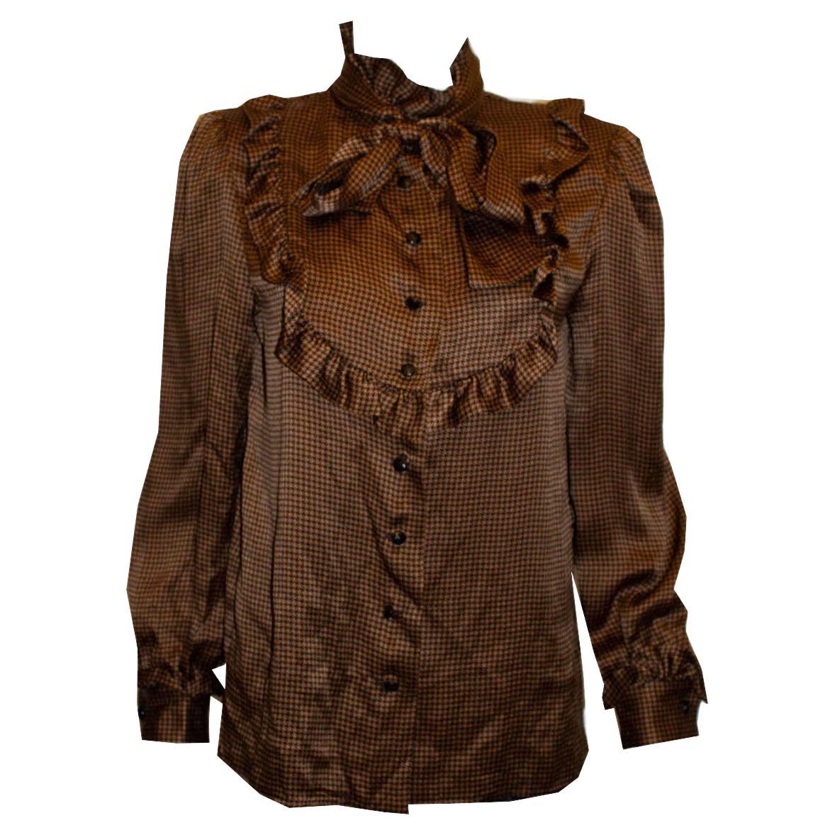 Vintage Louis Vuitton Blouses - 2 For Sale at 1stDibs