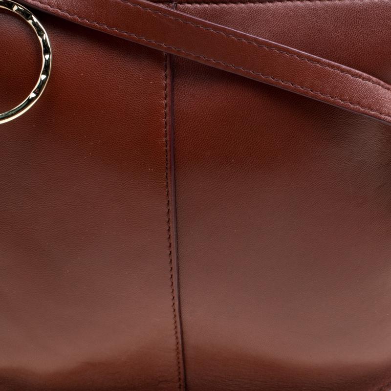Nina Ricci Brown Leather Kuti Small Shoulder Bag 6
