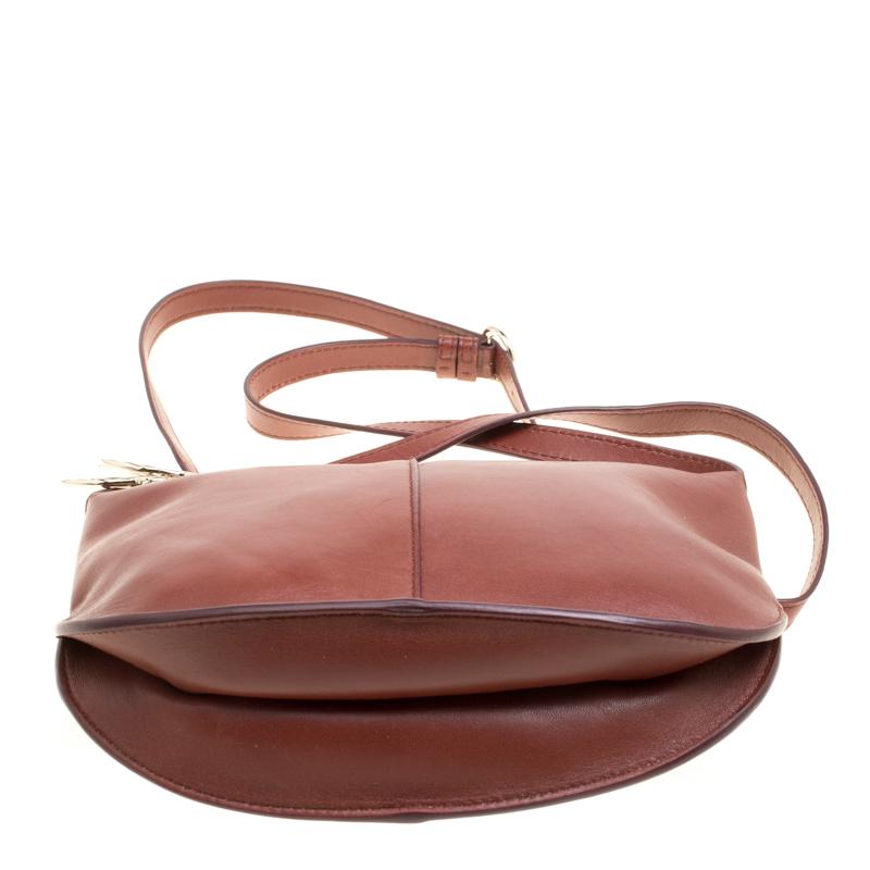 Nina Ricci Brown Leather Kuti Small Shoulder Bag 2