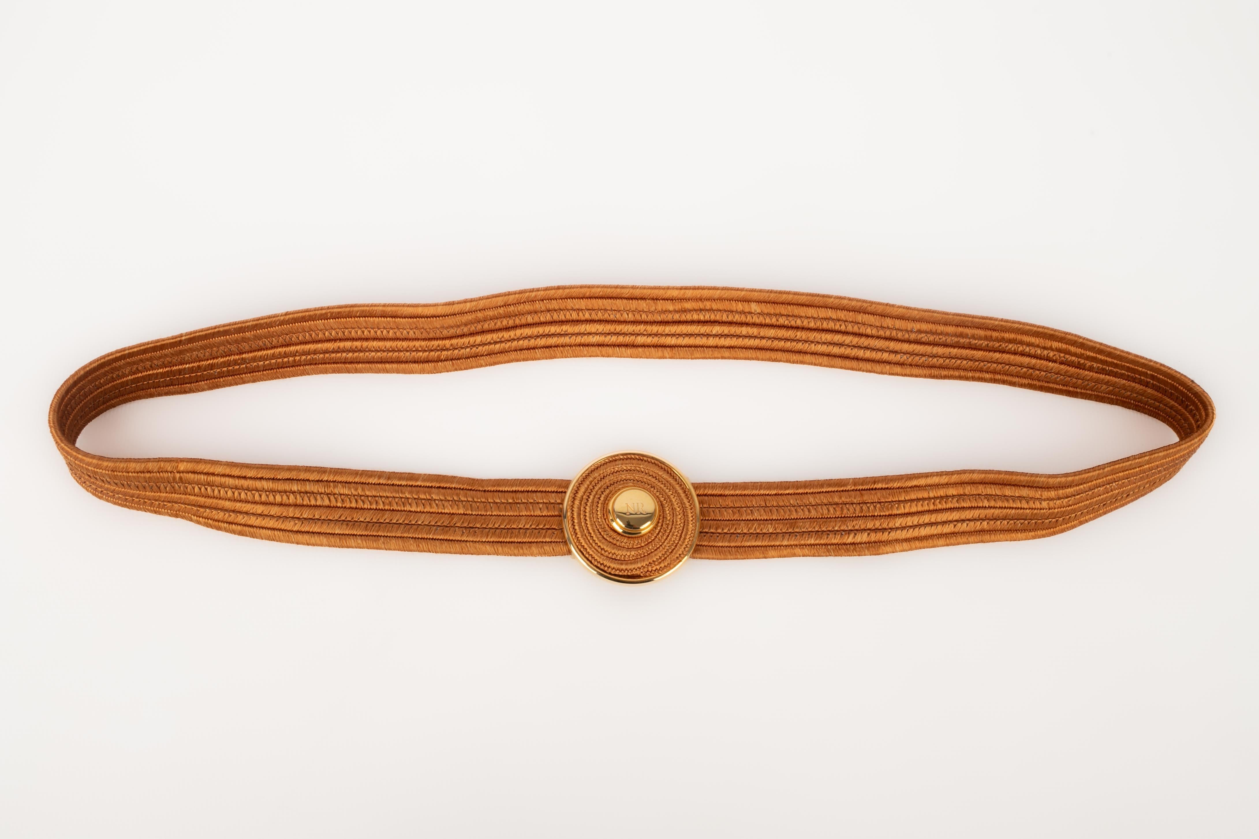 NINA RICCI cinturón vintage marrón en Bueno estado para la venta en SAINT-OUEN-SUR-SEINE, FR
