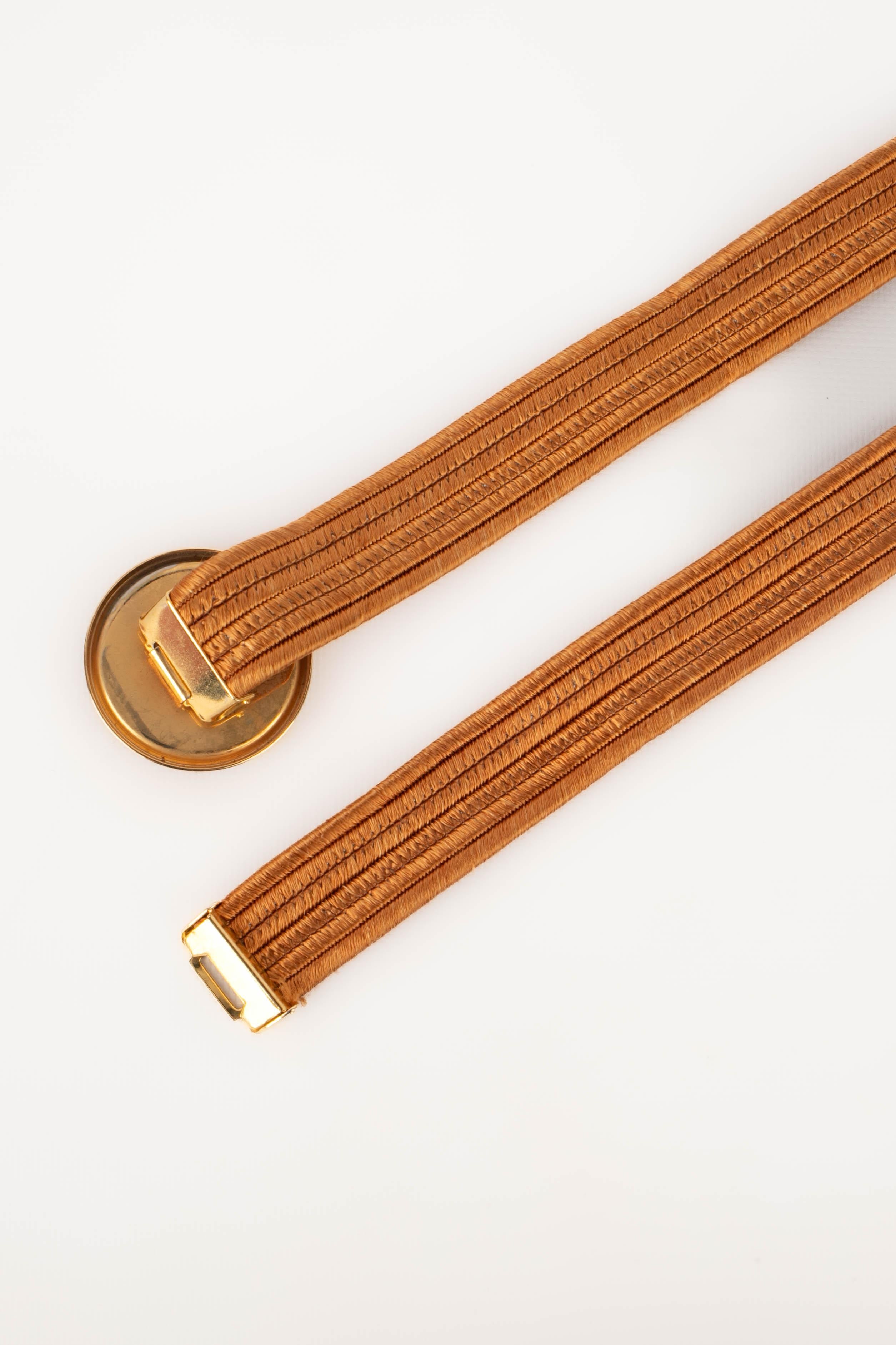 NINA RICCI cinturón vintage marrón en venta 1