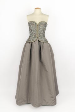 Nina Ricci bustier dress Haute Couture