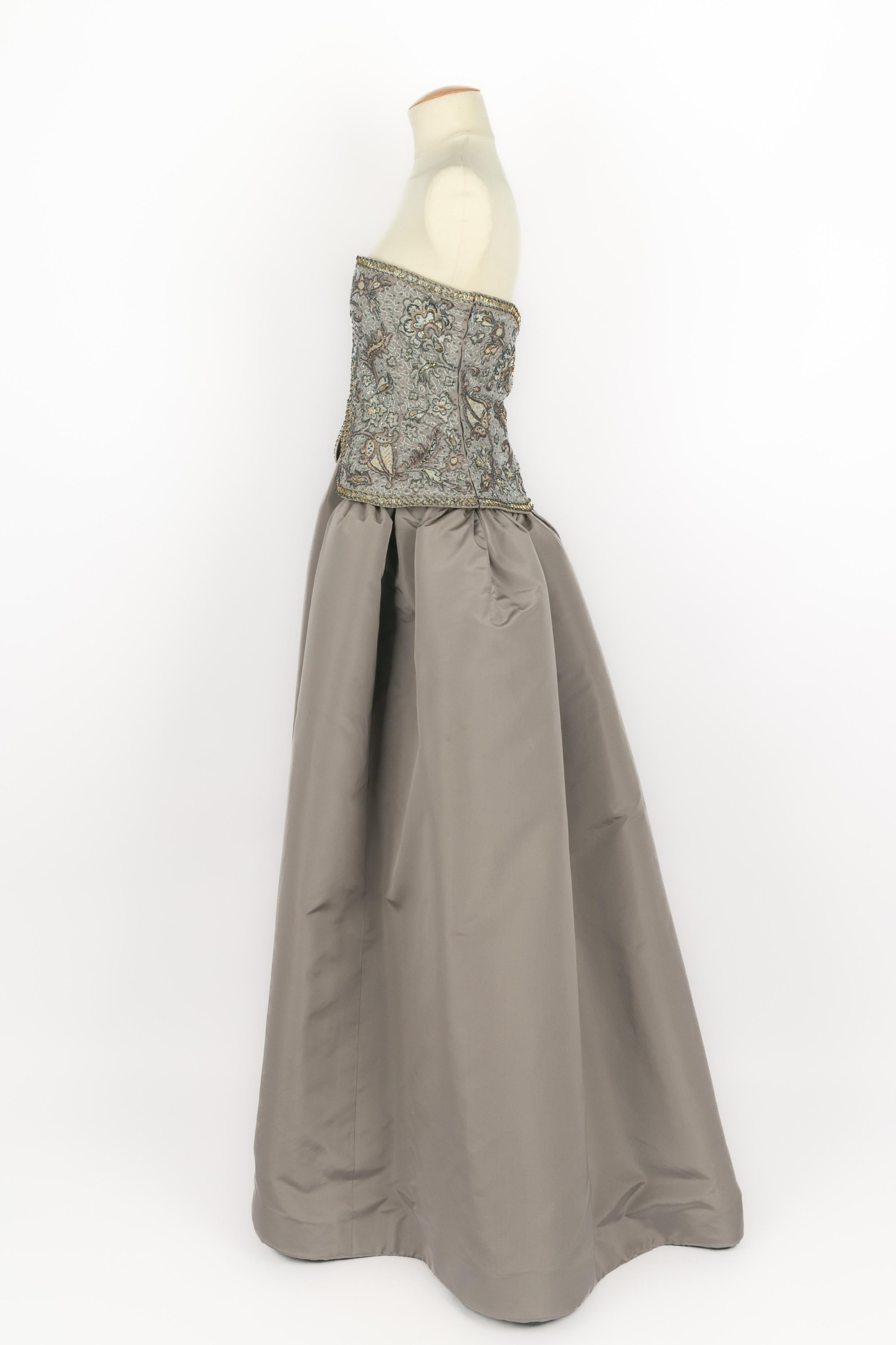 Nina Ricci Bustierkleid Haute Couture im Angebot 2