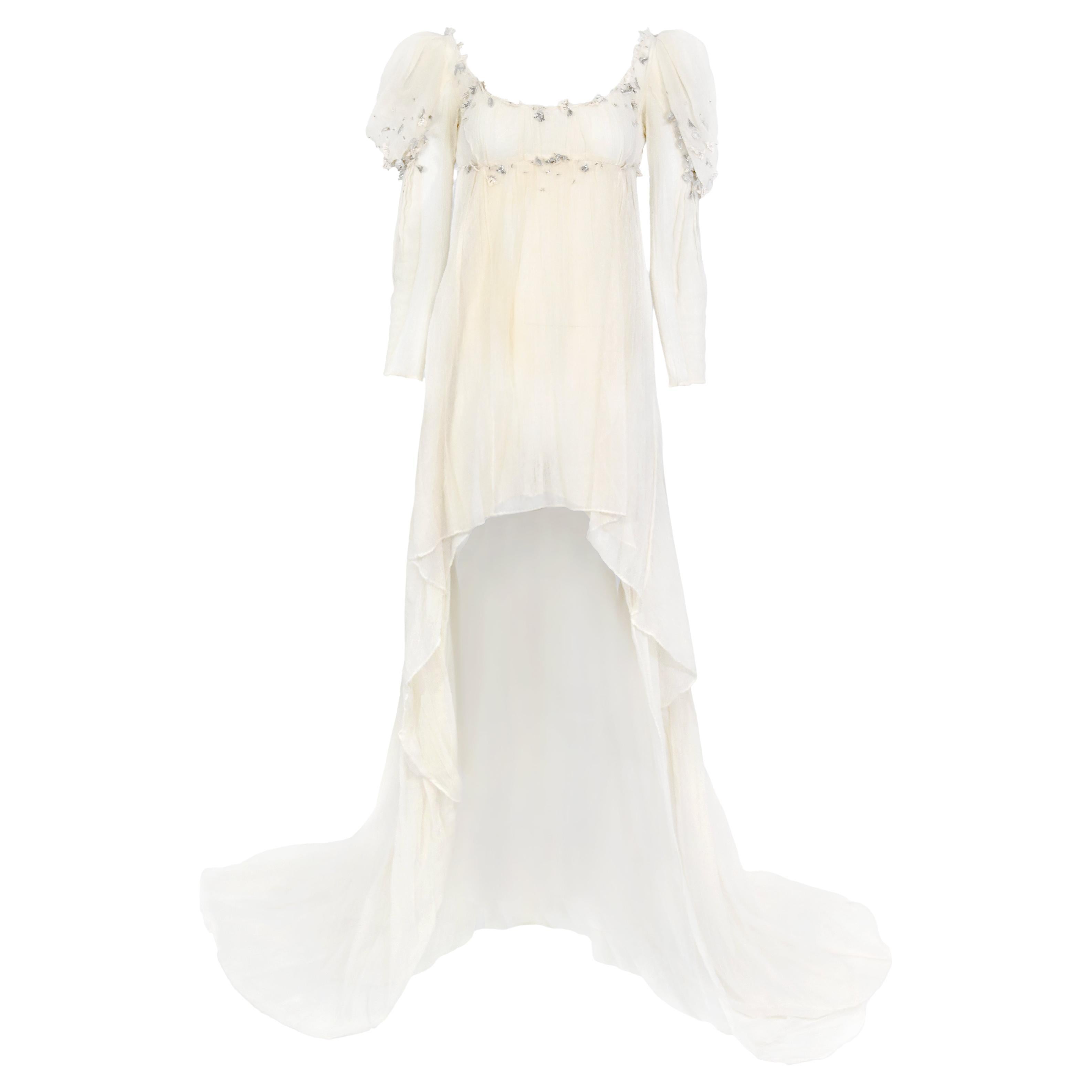 Nina Ricci by Olivier Theyskens SS 2009 Embellished Gauze Wedding Gown