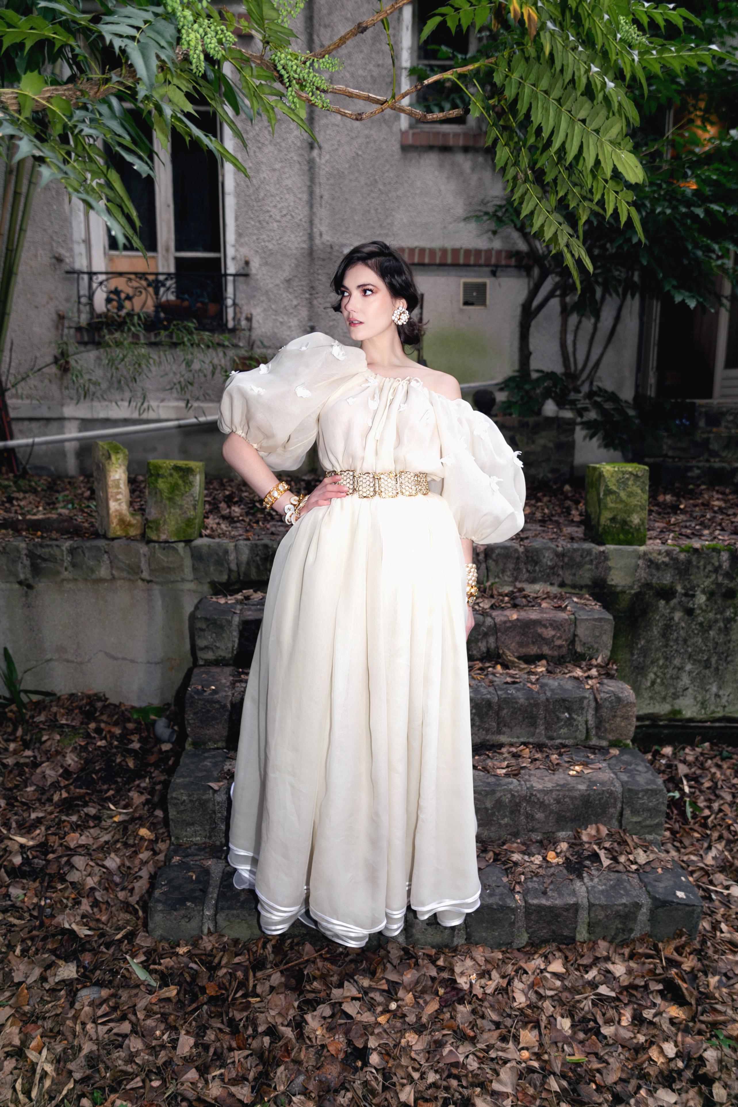 Nina Ricci dress In Excellent Condition For Sale In SAINT-OUEN-SUR-SEINE, FR