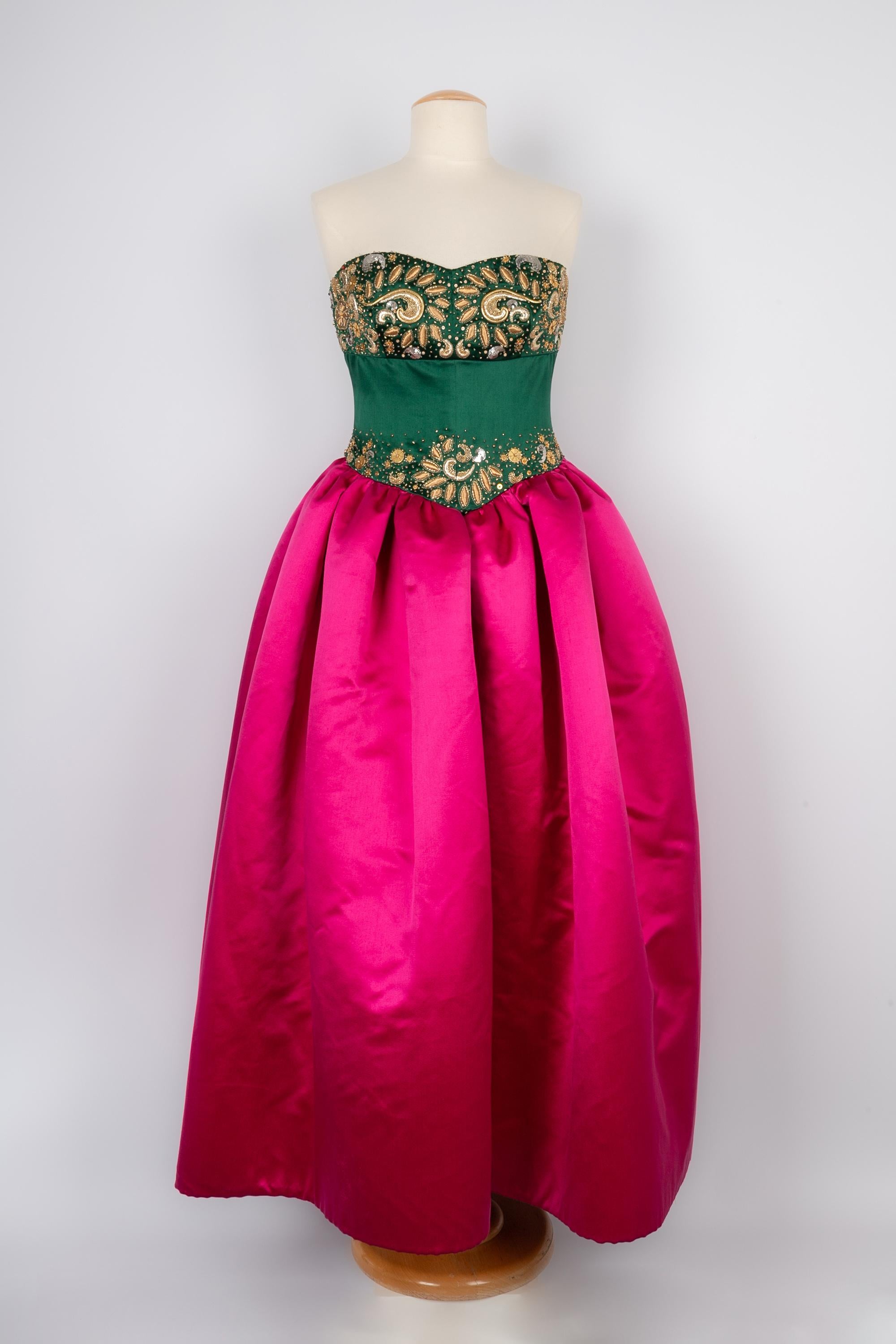 Nina Ricci dress Haute Couture 1991/1992 For Sale 1