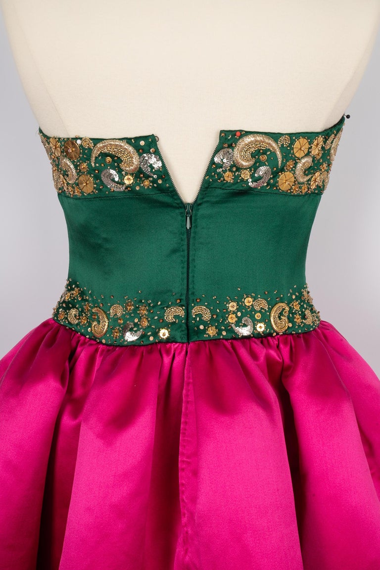 green emerald velvet dress JULIANNA DRESS main image 0