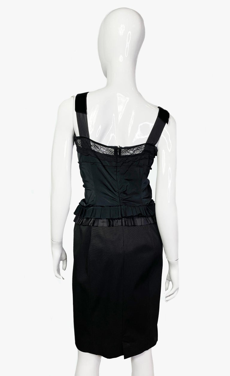 Nina Ricci Evening Velvet Dress, 1990s For Sale at 1stDibs