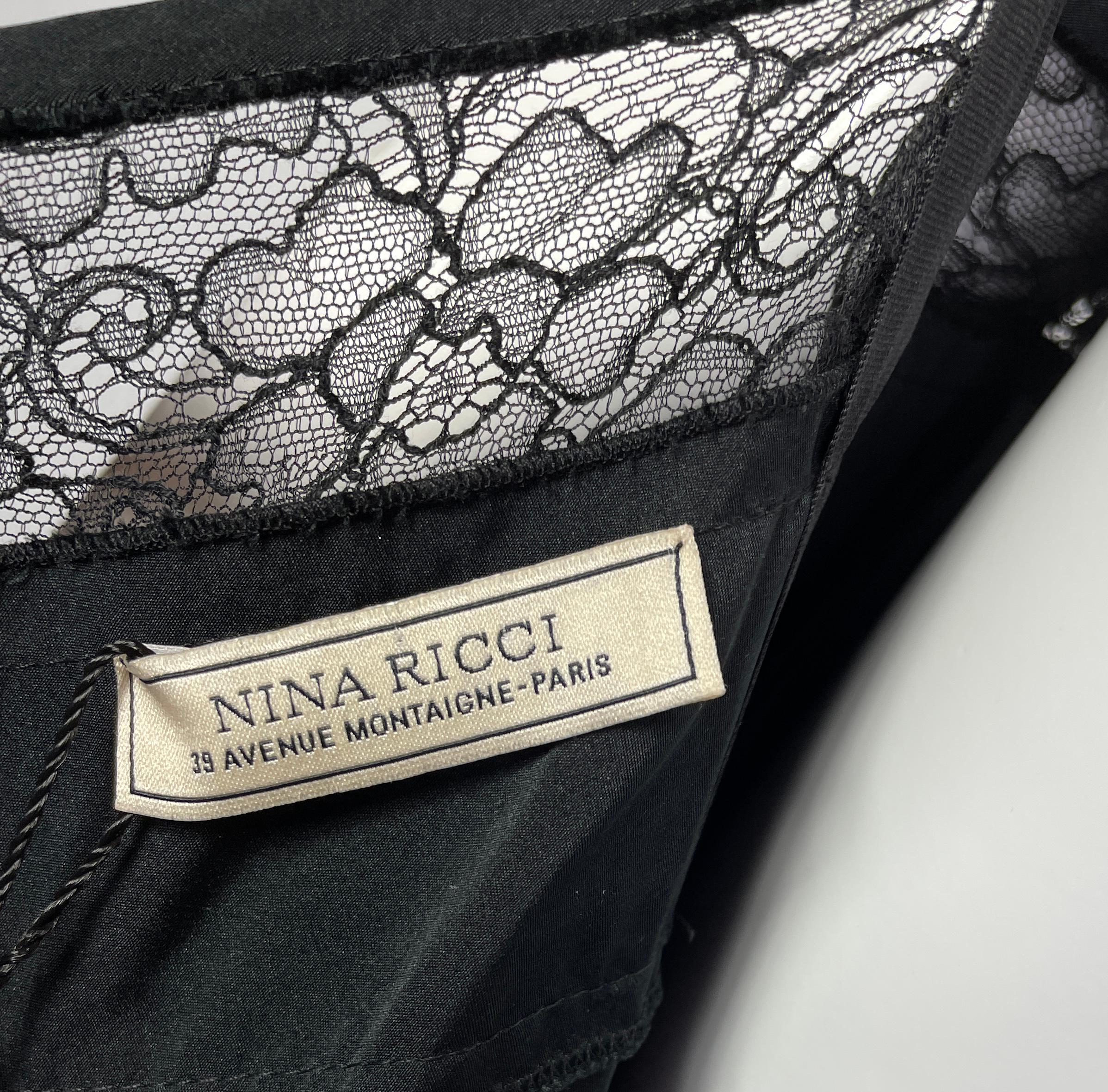 Nina Ricci Evening Velvet Dress, 1990s 3