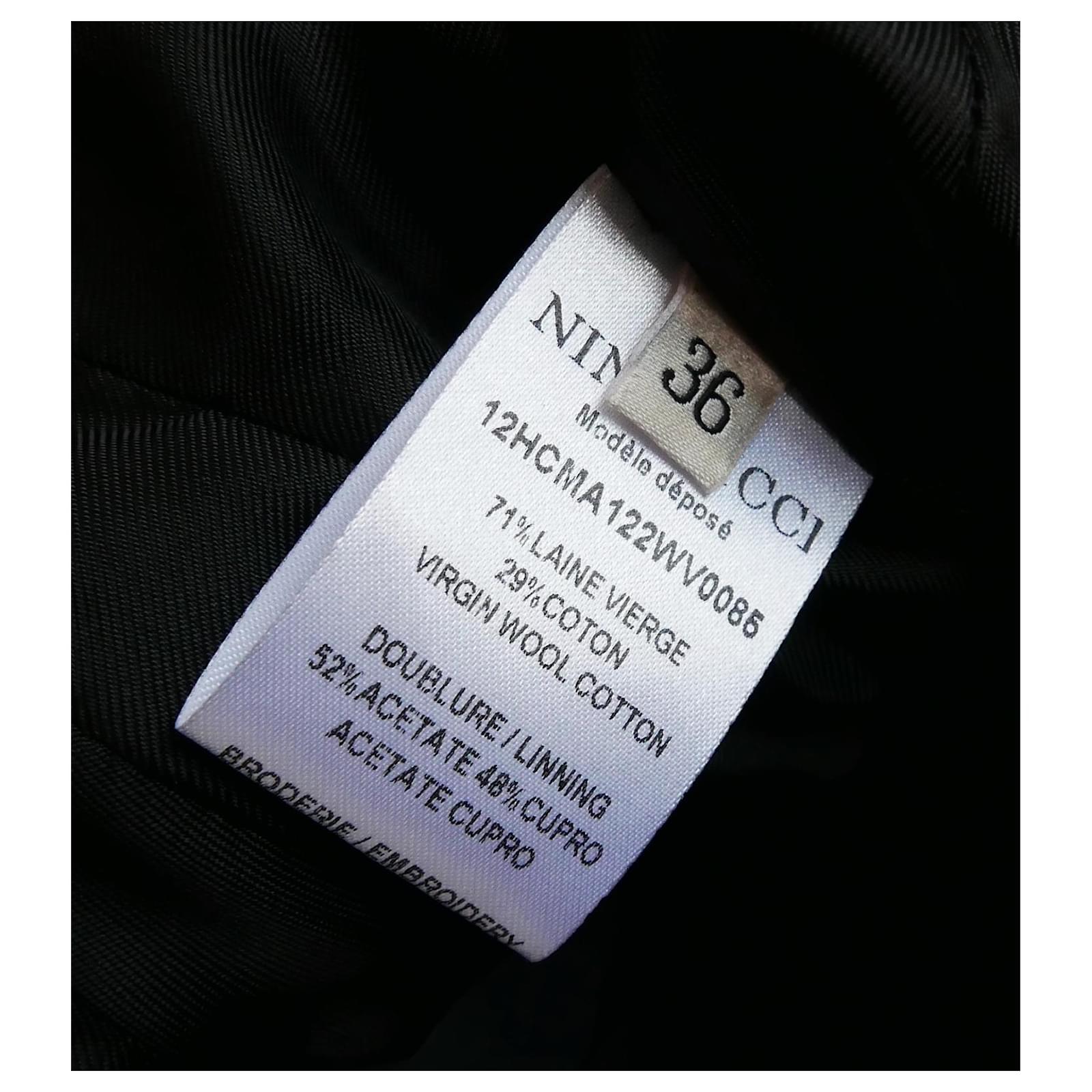 Nina Ricci Fall 2012 Beaded Sleeve Hourglass Coat For Sale 6