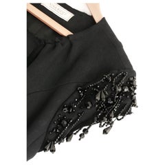 Nina Ricci Fall 2012 Beaded Sleeve Hourglass Coat