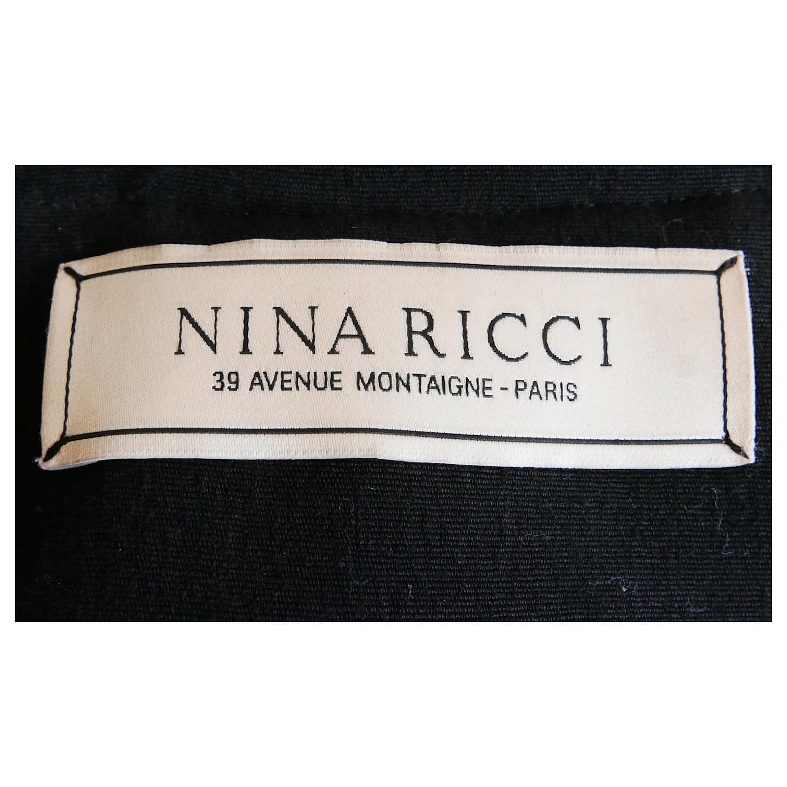 Nina Ricci - Manteau sablier à manches perlées, automne 2012 en vente 5