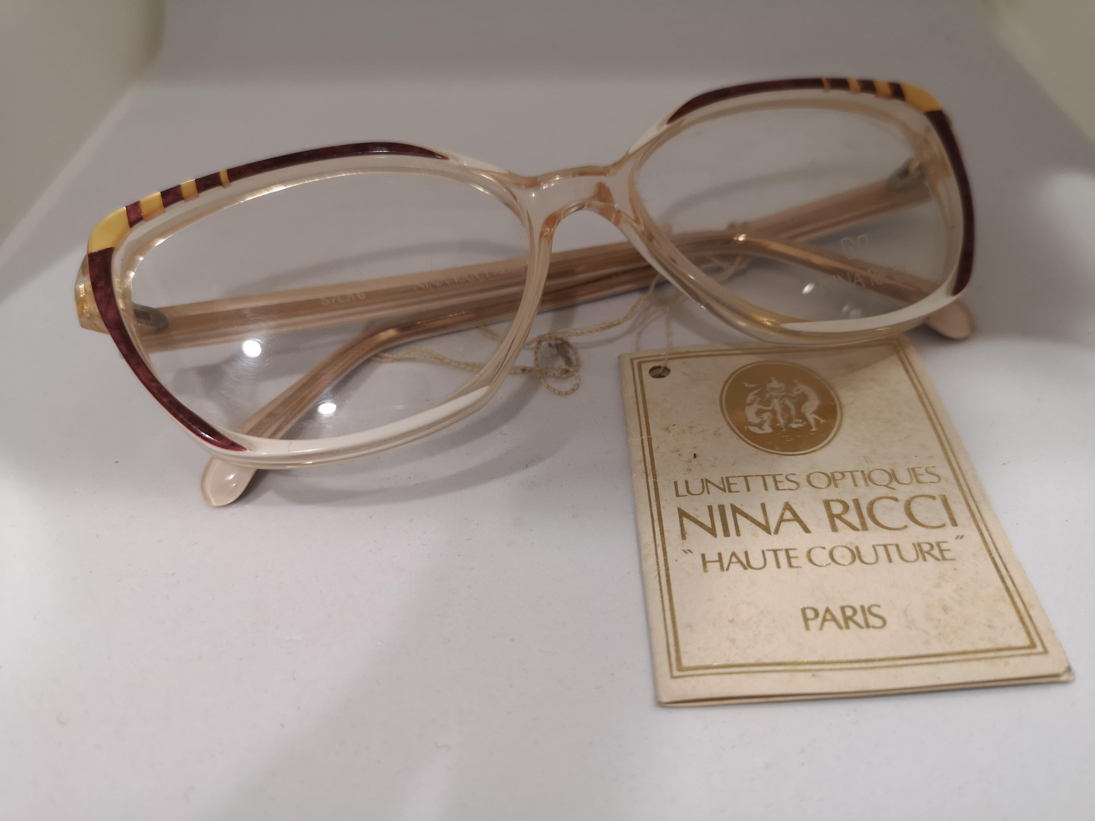 Brown Nina Ricci Frame glasses NWOT  For Sale