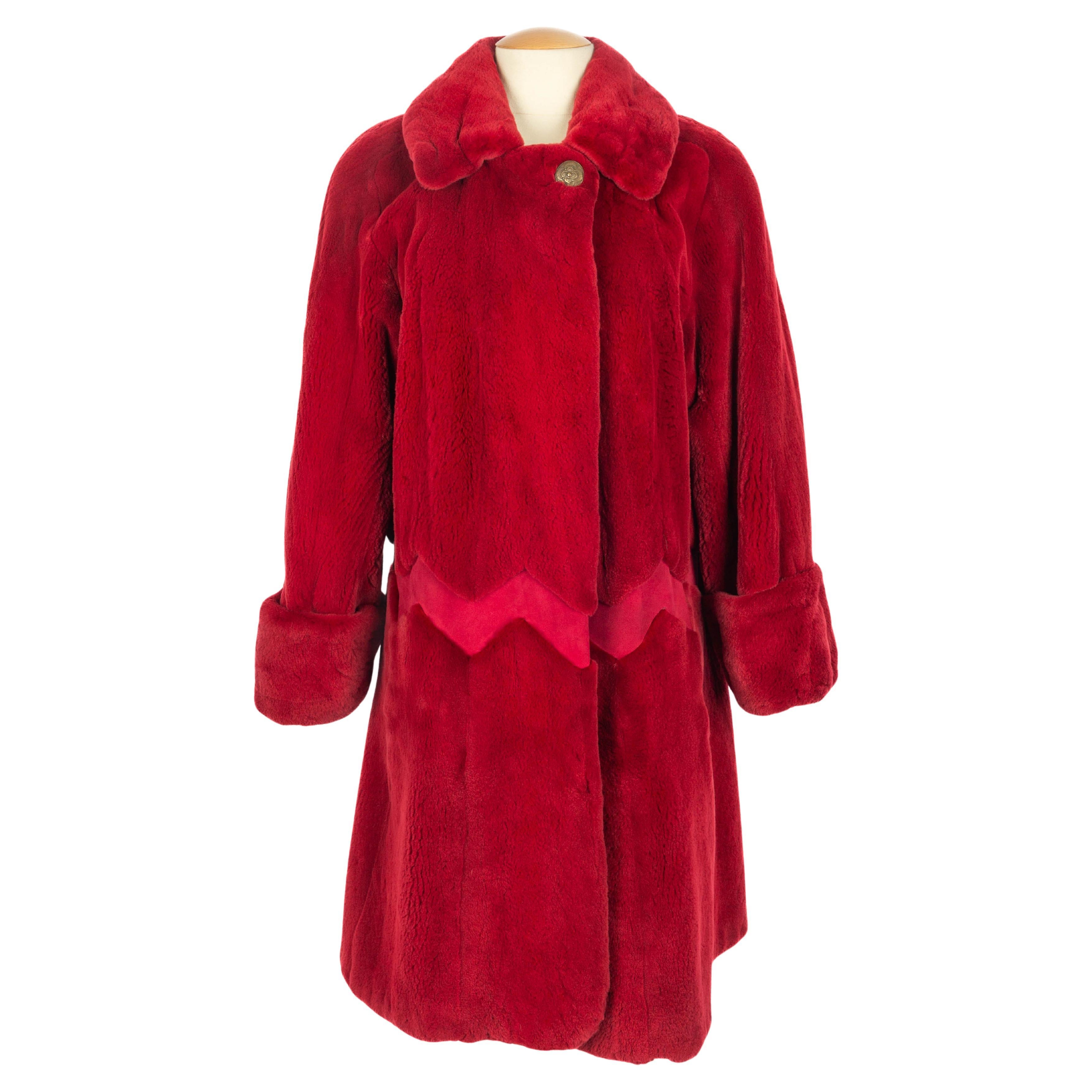 Nina Ricci fur coat For Sale