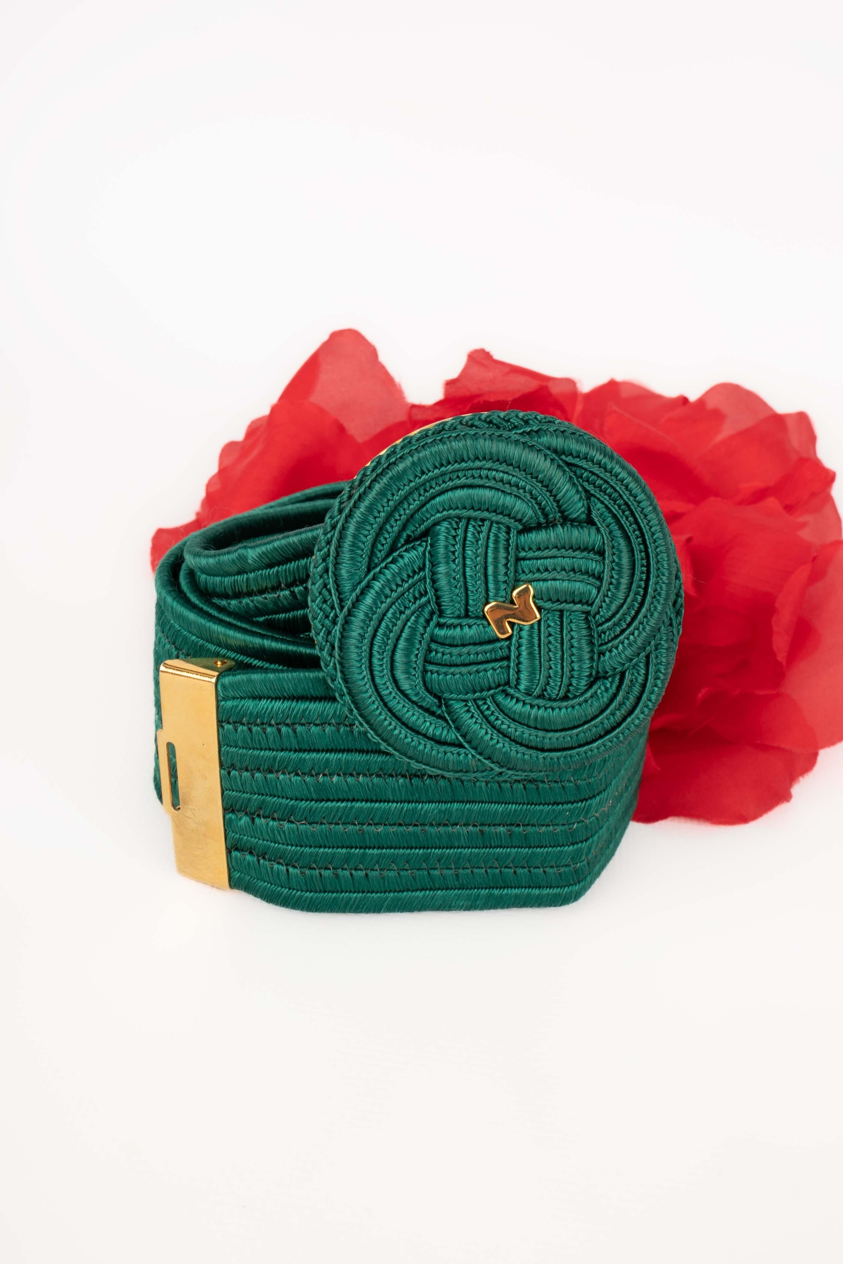 Cintura verde di Nina Ricci In condizioni ottime in vendita a SAINT-OUEN-SUR-SEINE, FR