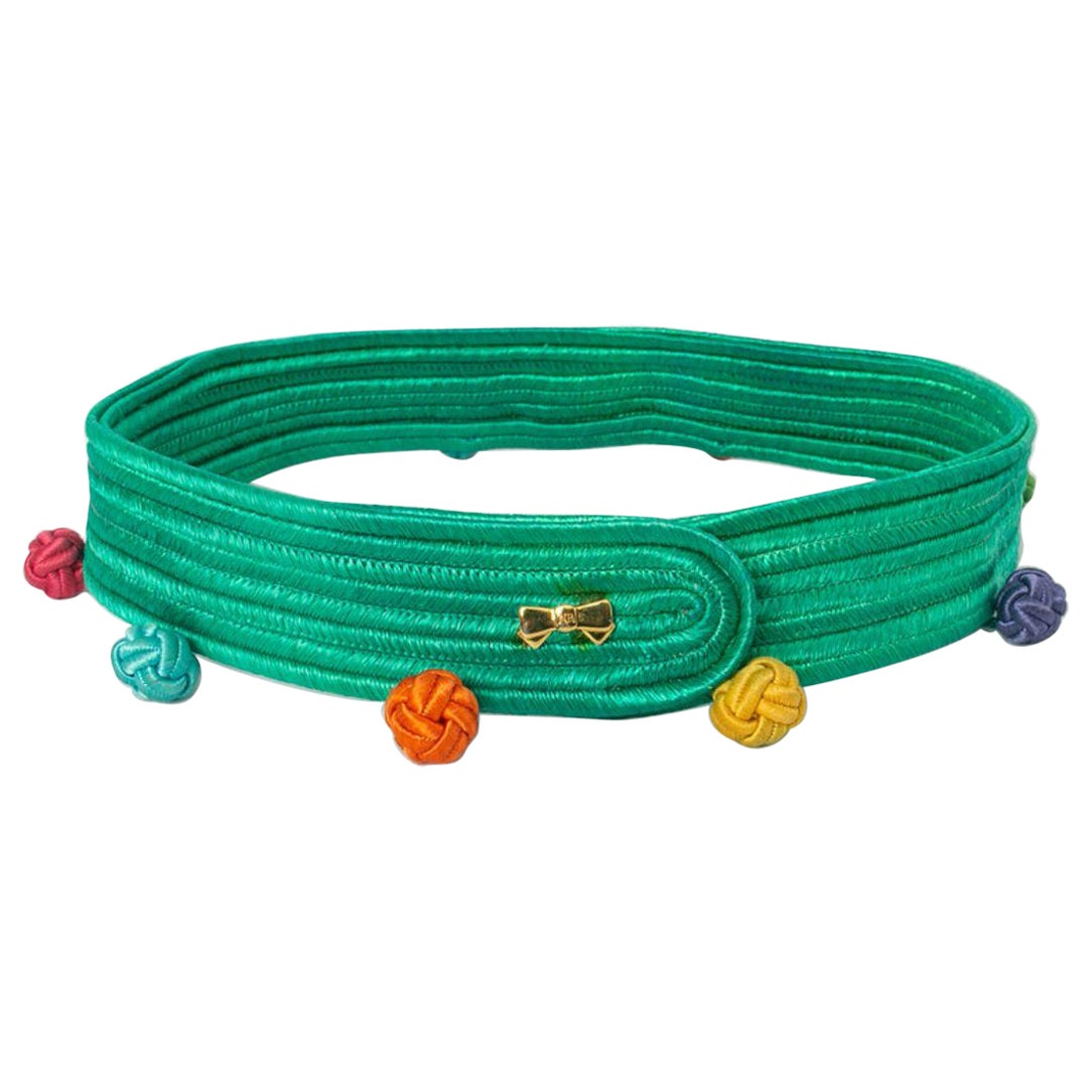 Nina Ricci Green Passementerie Belt
