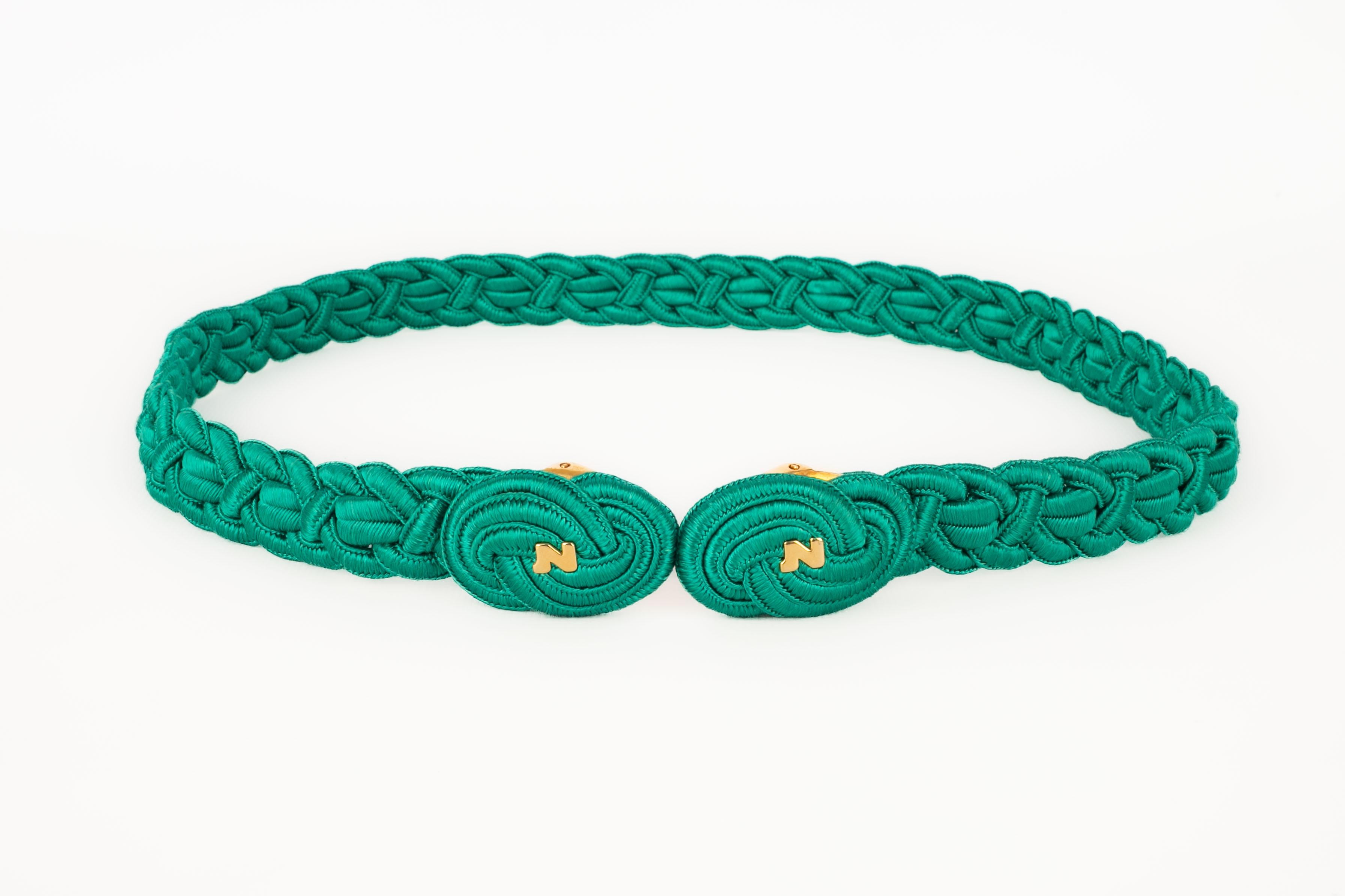 Nina Ricci ceinture vintage verte Pour femmes en vente