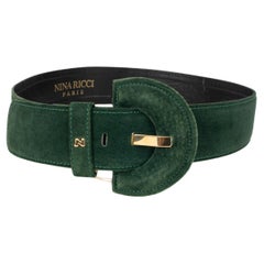 NINA RICCI cinturón verde vintage
